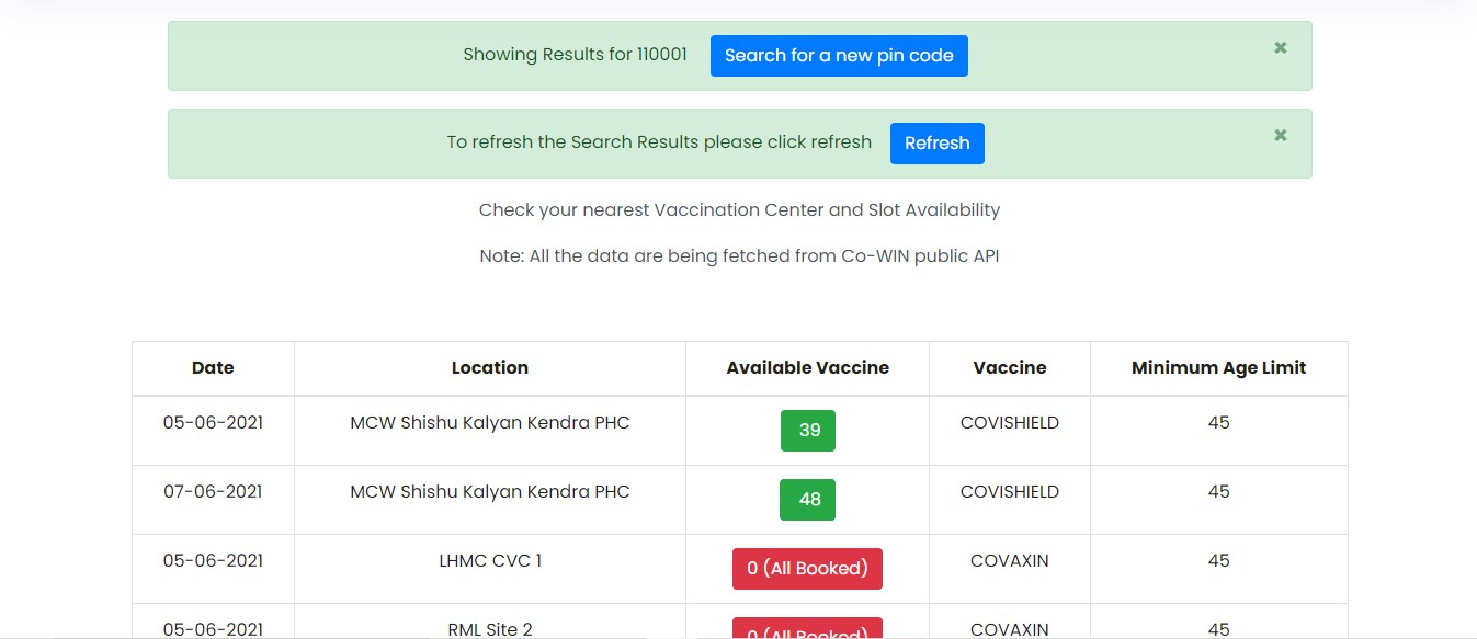 vaccine tracker